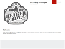 Tablet Screenshot of beakerboy.com